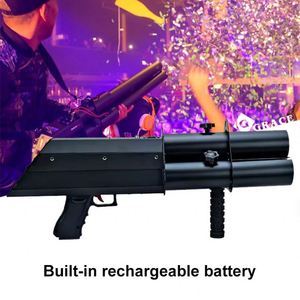 Igracelite Cañón de Confeti Eléctrico de 3 Cabezas con Efecto <span class=keywords><strong>DJ</strong></span>, Pistola de Mano para Fiestas - Product Image 2