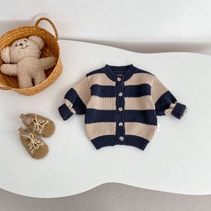 Giacca a Righe Primaverile Engepapa per Neonati, Cardigan in Maglia a Maniche Lunghe per Bambini e Bambine, Abbigliamento per Neonati - Product Image 5