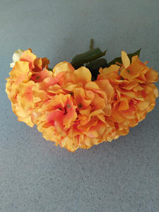 FC3102 Bunga Semak Buatan Sutra Hydrangea 5 Kepala untuk Pernikahan - Product Image 6