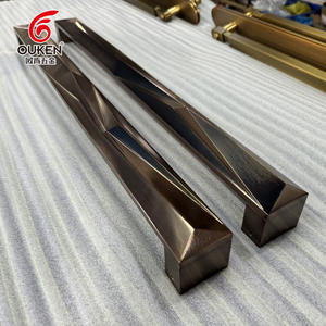 Manija de puerta de madera principal de entrada delantera, manija de puerta de baño, manija de puerta larga de doble cara - Product Image 5