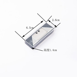 Industrial Blade Replacement Blades 0.6mm Thickness ABS Material For Utility Knife <b>Wallpaper</b> Cutter <b>Heavy</b> <b>Duty</b> Trapezoidal - Product Image 3