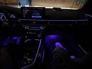 Lumière d'<span class=keywords><strong>ambiance</strong></span> intérieure de voiture Pièces détachées de voiture Jeu d'éclairage intérieur pour Audi A4 B9 Lumière d'<span class=keywords><strong>ambiance</strong></span> intérieure 30 Couleur 2016 + - Product Image 5
