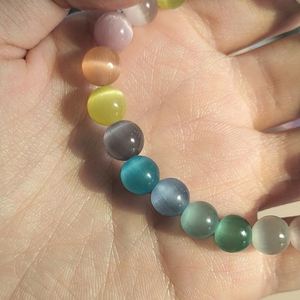 Natural Stone <b>Bracelet</b> Colorful Glass <b>Beaded</b> Negative Energy Shield Reliable Priority Shipping Option Mixed Batch Support - Product Image 1