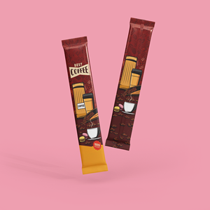 Sachet de thé vide zippé en feuille d'aluminium avec logo personnalisé emballage en sachet thermoscellant petit bâton de poudre de <span class=keywords><strong>cacao</strong></span> et <span class=keywords><strong>cacao</strong></span> - Product Image 1