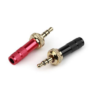 3,5 мм TRS аудио разъем 3,5 мм разъем аудио с фиксирующим винтом позолоченный стерео микрофон наушники - Product Image 3