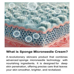 S Private Logo Éponge Microneedling Crème & Sérum Réparateur Éponge Spicules Crème Fade Acné <span class=keywords><strong>Cicatrice</strong></span> Tache Sombre Contrôle De L'huile Calme Rougeurs - Product Image 3