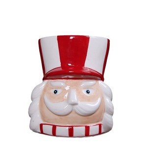 Giáng sinh <span class=keywords><strong>Nutcracker</strong></span> Soldier gốm kẹo lưu trữ Jar Xmas thủ công đồ trang trí nến - Product Image 6
