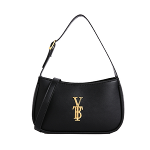 Bolso Bandolera Geométrico de Estilo Europeo Retro para Mujer, con Correa Única, Diseño Multifuncional de Hombro, Cierre de Cremallera, PU - Product Image 1