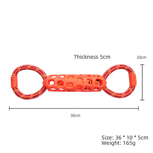 Neuer TPR Foam <span class=keywords><strong>Toy</strong></span> Milch geschmack mit stacheligem flachem Knochen kopf Große und kleine Hunde zähne, die Zähne knirschen Reinigung von Hundes pielzeug - Product Image 6