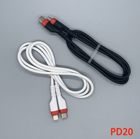 Accessoires électroniques bon marché Câble de charge rapide 1M 3.0A Câble de charge Type C à Type C Câble de données de charge rapide