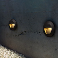 Applique murale d'extérieur à led en aluminium pour escalier extérieur Lampe de marche Ip65 étanche 3w pour escalier