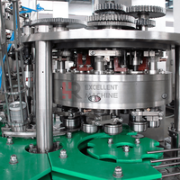 Máquina de Llenado y Sellado de Agua Carbonatada de Alta Precisión |   Envase Rotatorio de Acero Inoxidable para Bebidas Líquidas con Gas