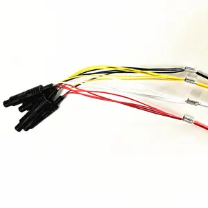 custom mini din wire harness view camera head cable wire 4 5 6 Pin 8 hole male and female