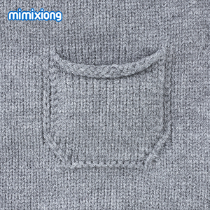 Bajo MOQ mimixiong suave bebé de punto mamelucos ropa monos bebés sin mangas con sombreros 2 uds conjuntos de ropa - Product Image 5