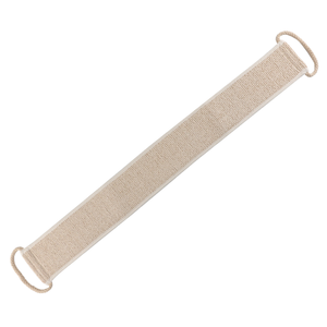 Éponge de bain et de <span class=keywords><strong>douche</strong></span> en ramie de chanvre naturel unisexe Conception simple de ceinture longue pour le massage de la sangle arrière Spa Nettoyage de la santé de la peau - Product Image 1