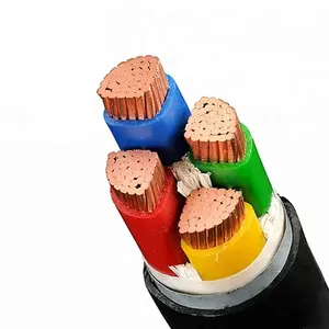 High Quality PVC PE XLPE Cable PVC Insulated Armoured Flexible Electric Power Cable Electric Cable Suppliers (YJV/YJV22-0.6/1KV)