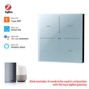 Interruptor de Pared Inteligente de 1 Vía con Wi-Fi, Control Táctil de Vidrio Templado, Compatible con Google Assistant y Alexa, IP24, 20A, Puerto Tipo-C - Product Image 3