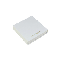 Boîte à bijoux personnalisée en papier magnétique en forme de petit livre estampage en or Boîtes à bijoux emballage collier