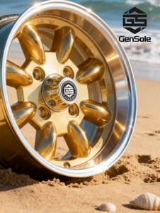 Jantes en alliage Gensole 13 pouces 13X6 ET 10 4 trous 4X100/114.3 à rayons profonds, jantes à vendre en Chine OEM 18 19 20 pouces forgées - Product Image 5