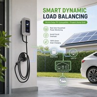 Borne de recharge murale AC EV Type 2 7/11/22 kW, écran tactile 5 pouces, WiFi Bluetooth, compatible OCPP1.6, adaptée pour la maison, le commerce et les opérations de recharge