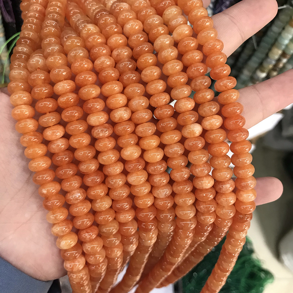 Genuine Quality Popular Gemstone Colorful 5*8mm Crystal Natural Loose Stone Beads Handmade Diy for Jewelry Making