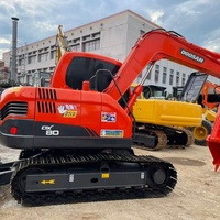 8 tonnes de mini-pelles originales DOOSAN DX80 DX80-9C et le nouveau modèle Develon DX80 DX80D sont vendus