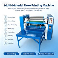 Machine d'impression flexographique semi-automatique pour sacs, machine de fabrication de sacs non tissés, machine d'impression de sacs en plastique, prix
