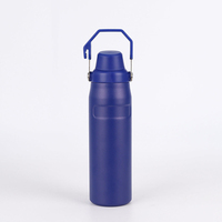 Bouteille isotherme sport en acier inoxydable anti-fuite personnalisée 16oz 24oz 36oz avec couvercle à ouverture rapide et poignée pour voyage et sport
