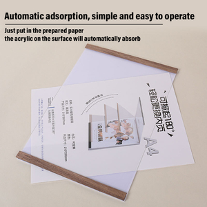 Acrylic hình ảnh từ khung A4 A5 bảng hiển thị tự dính hình ảnh khung Áp phích cho tấm bảng Đăng bảng thông báo tường trang trí nội thất - Product Image 4