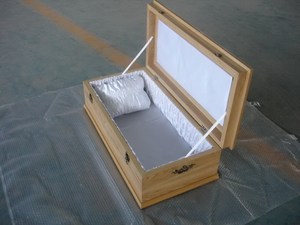 <span class=keywords><strong>Cercueil</strong></span> pour animaux de compagnie en <span class=keywords><strong>carton</strong></span> écologique avec placage en contreplaqué, style européen, designs personnalisables pour crémation et <span class=keywords><strong>inhumation</strong></span> - Product Image 4