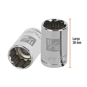 Boîte de 6 douilles à 12 points de 11/16 po, entraînement 1/2 po, TRUPER - Product Image 3