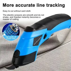 Ciseaux de coupe sans fil rechargeables en cuir Usa Mairun823 pour la coupe de tissus, de tapis et de tissus (CN) - Product Image 3