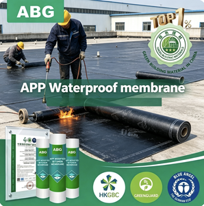 Aluminium-achterkantige waterdichte bouwplaten met warmtereflecterende eigenschappen voor platte daken - Product Image 1