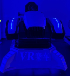 เครื่องจำลองการขับรถ VR แบบไดนามิก 9 มิติในร่ม และคอนโซลเกมขับรถสำหรับสวนสนุกพร้อมโครงเหล็กสำหรับใช้ในห้างสรรพสินค้า - Product Image 2