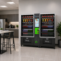 Distributeur automatique intelligent RUNYANG personnalisé à écran tactile pour boissons, aliments et collations