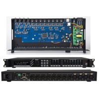 Processeur audio numérique DSP LC408 U.S. ADI à cinq puces, 4 entrées et 8 sorties, avec gain AK5552 de 48 dB et écran rétroéclairé pour scène de club