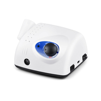 Boîtier de contrôle d'alimentation pour perceuse à ongles 65W 35000RPM, en plastique, portable, équipement de laboratoire professionnel, certifié CE/FCC/ROHS, double alimentation