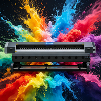 ATUE 3.2m pour imprimante jet d'encre numérique à solvant écologique avec tête d'impression I3200, nouveau papier peint flexible