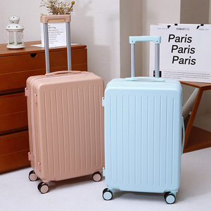 กระเป๋าเดินทาง กระเป๋าล้อลาก 20 นิ้ว ลายทาง พร้อมตัวล็อค ทนทาน สำหรับการเดินทางพักผ่อน ทุกเพศ ฤดูร้อน 2023 - Product Image 3