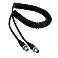 Câble d'extension spiralé durable à longue durée de vie, en cuivre pur, anti-moisissure, flexible, enroulé, indice de protection IP67, accessoire de remplacement compatible