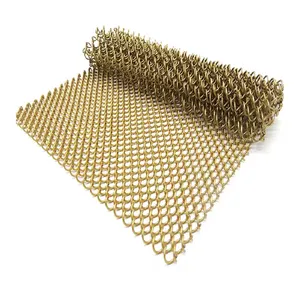 Металлический декоративный тканый лист из проволочной сетки для строительных лифтов из нержавеющей стали