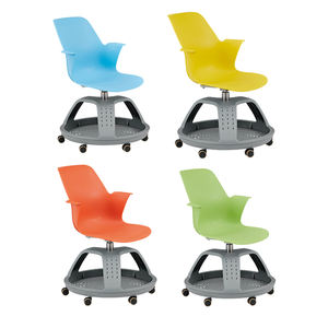 TAG Greenfield Furniture University Classroom Chaise pivotante avec roues pour étudiant Node School Furniture Chair - Product Image 5