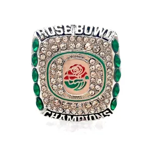 Champions Ring Sidan 2020 Oregon Ducks Rose Bowl Championship Ring Nom et numéro personnalisés Mes Sports Jewelry Team Gifts