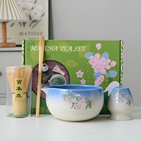 Ensemble de fouets à matcha en céramique NEWELL, ensemble de bols à matcha, ensemble de thé matcha avec support pour fouet pour la cérémonie du thé japonaise et l'usage domestique