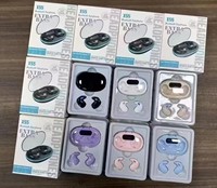 Écouteurs intra-auriculaires X55 Sleep Headset TWS, Bluetooth 5.3, réduction de bruit ENC, appairage automatique, commande tactile intelligente, Bluetooth.