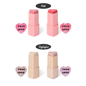 Pink Cream Blush Stick Makeup Blush Private Label Wholesale Makeup Blush Custom Logo