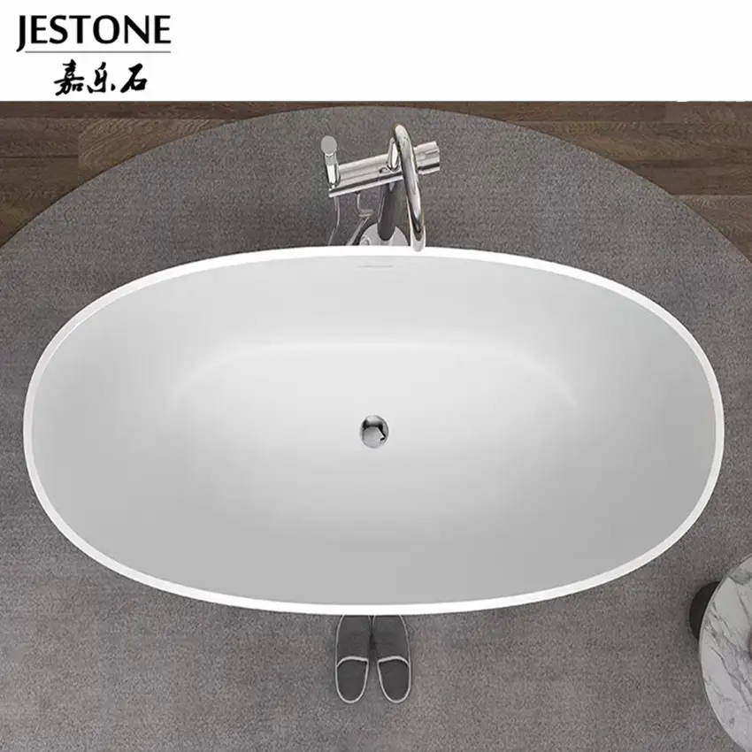 حوض استحمام بسطح صلب من الأكريليك النقي الصيني بأفضل سعر بتصميم عصري من Jestone ، أحواض استحمام صغيرة للحمامات الصغيرة