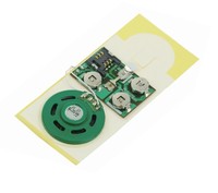Vente directe d'usine-Module de son de carte PCB de musique enregistrable contrôlé par bouton-poussoir pour cartes de voeux électronique grand public