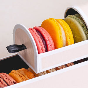Chất lượng cao EcoFriendly <span class=keywords><strong>Macaron</strong></span> Hộp Tùy chỉnh Cookie bao bì cho Macarons gói hộp tùy chỉnh <span class=keywords><strong>Macaron</strong></span> hộp - Product Image 5
