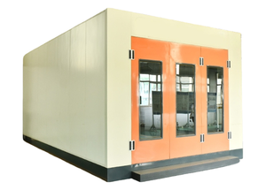 Cabine de peinture complète anti-poussière à brume de peinture, avec brûleur diesel haute température A1 avancé, puissance 18 kW, pour meubles et voitures - Product Image 3